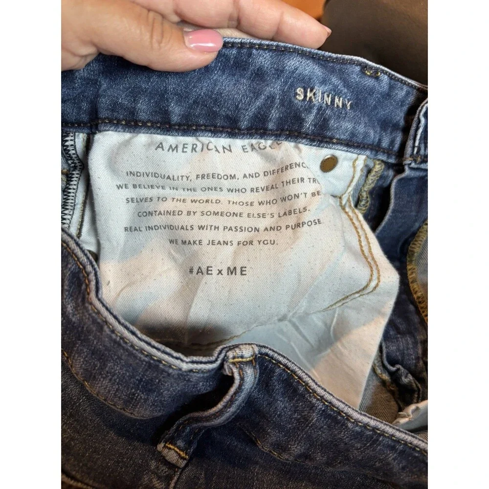 American Eagle Outfitters Next Level Airflex Jeans Mens 32x30 Blue Denim Skinny